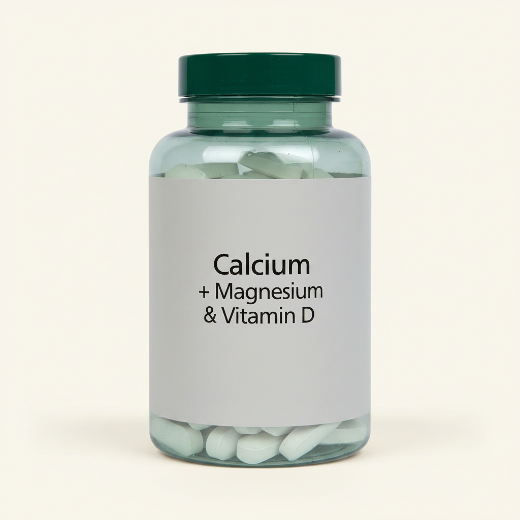 Holland Barrett Calcium Magnesium Vitamin D Tablets 120 count, UK version