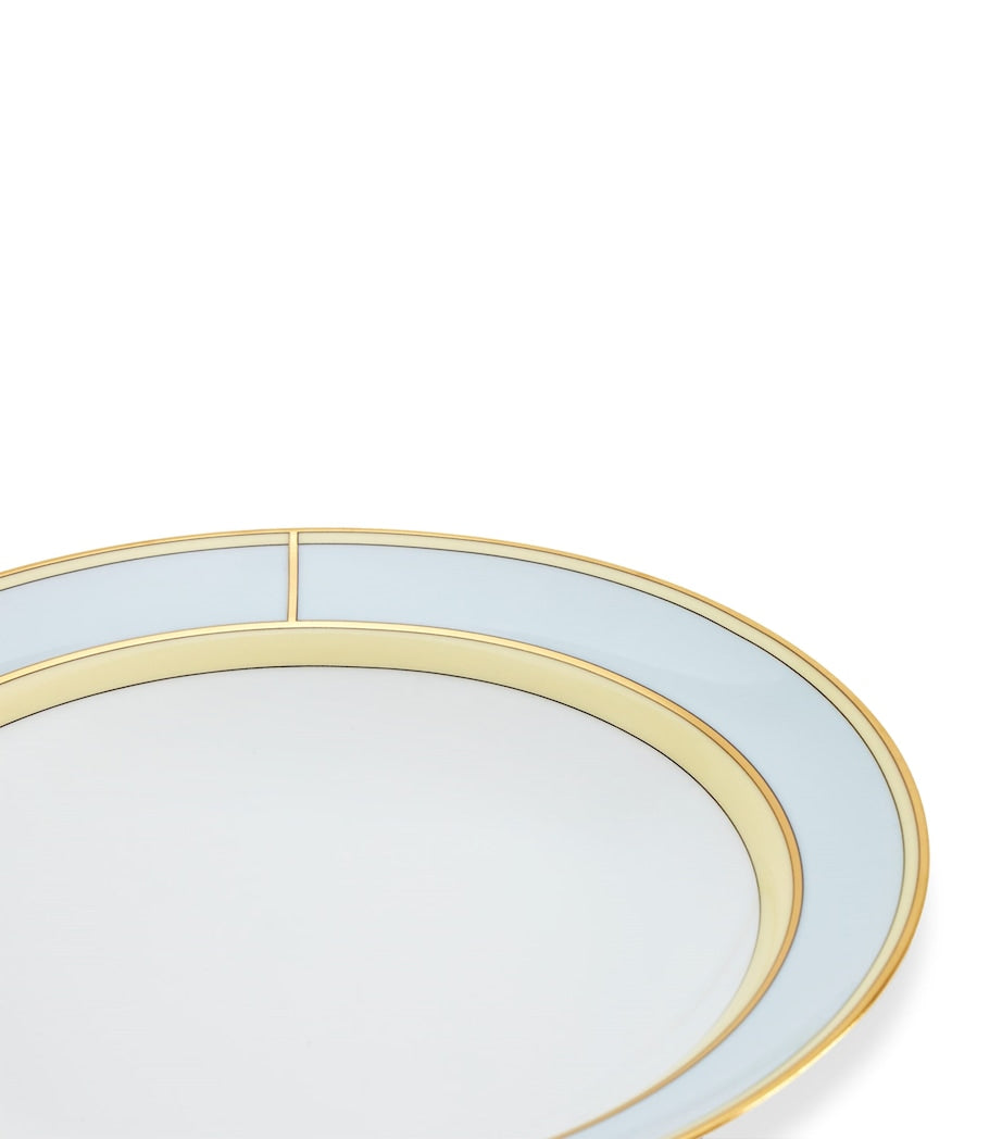 GINORI 1735 porcelain soup plate Celeste 24cm - British product