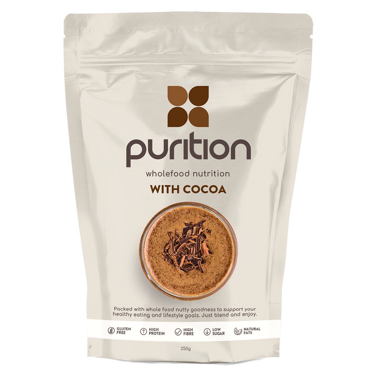 Purition Original Wholefood Nutrition with Cocoa - 250g GOODS Boots   