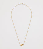 Jennifer Meyer evil eye necklace 18kt gold diamond, imported from the UK