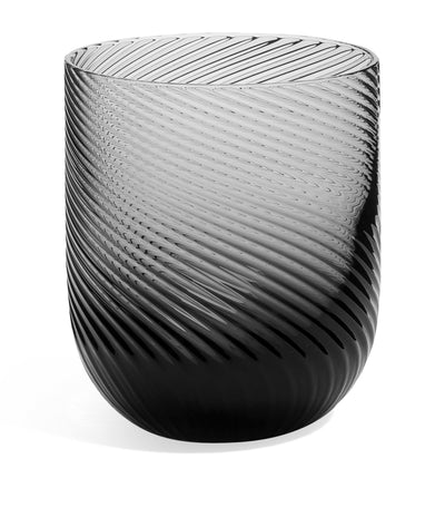 Harrods Richard Brendon Set of 2 Optic Smoke Glass Tumblers 350ml- Buy online at McGrocer