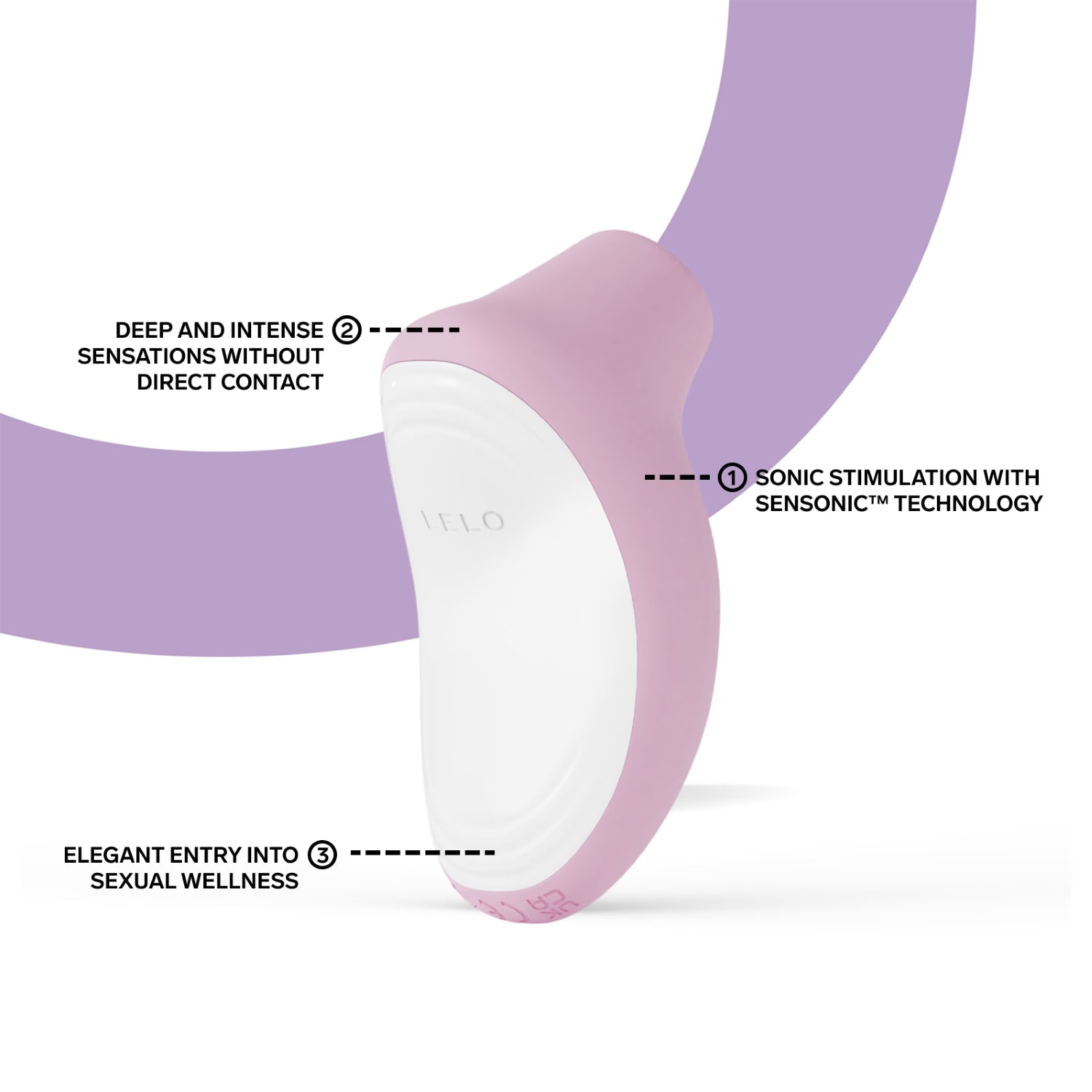LELO SONA Originals sonic clitoral massager soft pink (British brand)