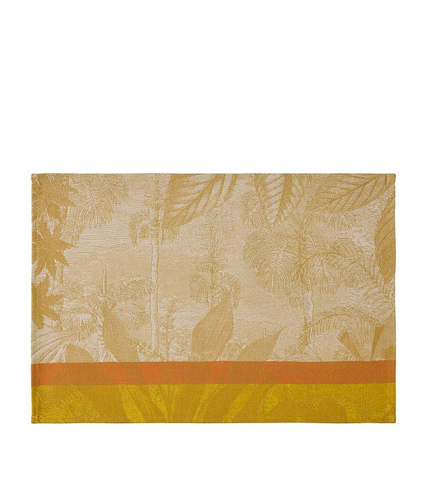 Irretrex-Coated Cotton Placemat with Sinharaja Pattern, 50cm x 36cm