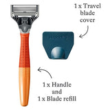 Harry's Truman Razor + 5 Blades - Bright Orange GOODS Superdrug   