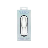 Clarity Utopian Floret glass butt plug 108mm - British product