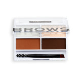 Revolution Relove Colour Cult Brow Palette Medium GOODS Superdrug   