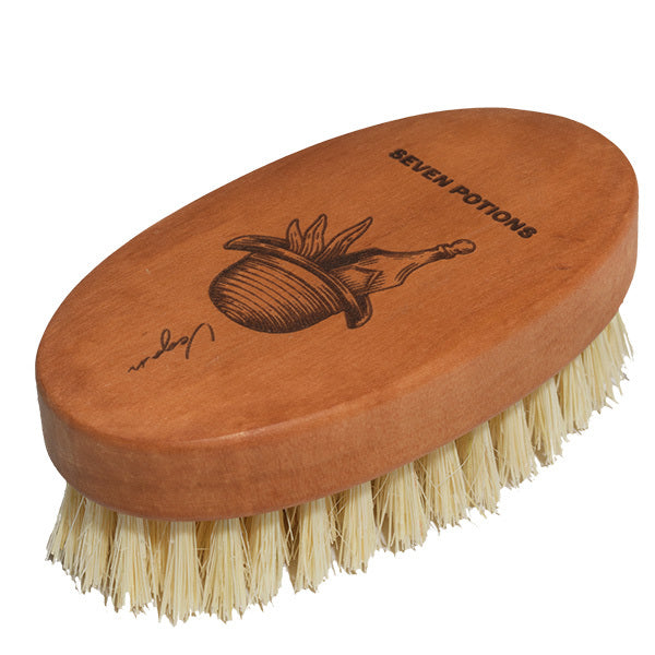 Seven Potions Vegan Beard Brush Pear Wood With Sisal Fibres GOODS Superdrug   