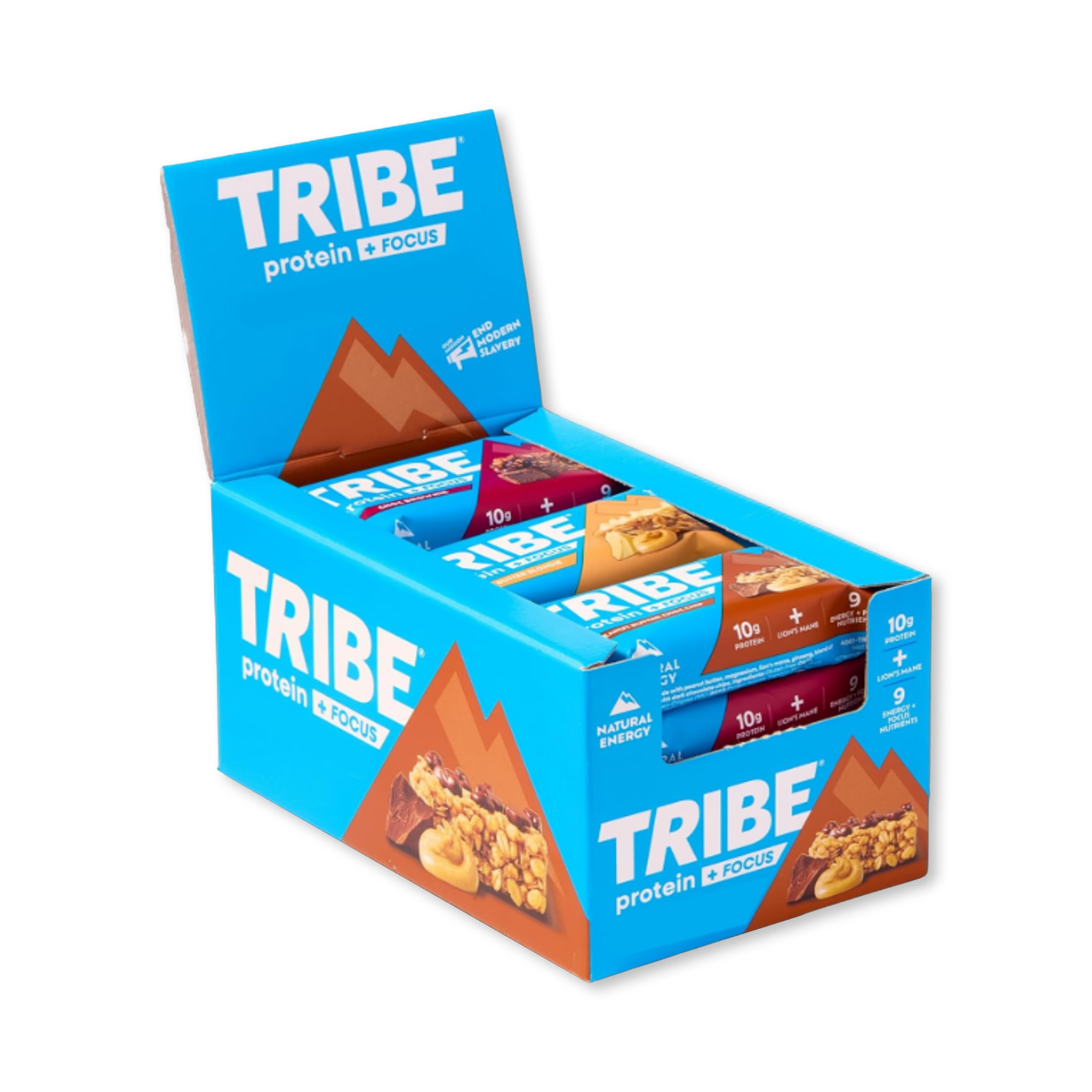 Tribe protein bars 12 pack 60g, UK version