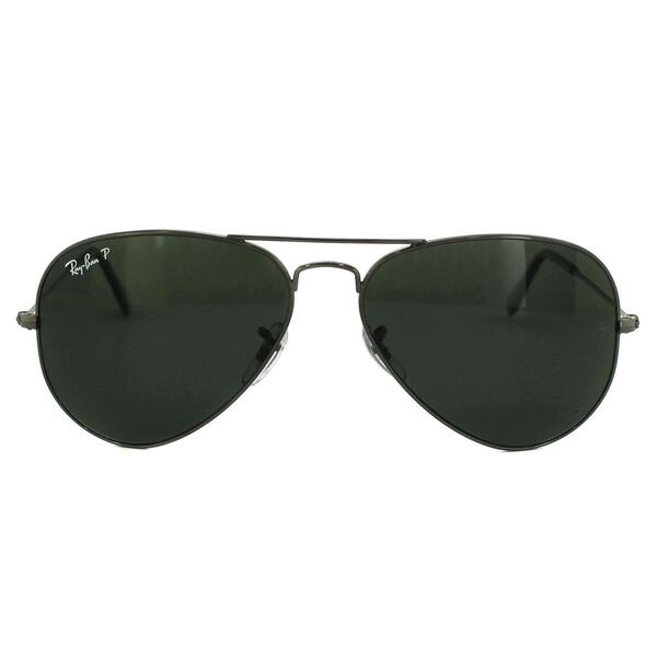 Ray-Ban Aviator 3025 grey polarised sunglasses 58mm, UK version