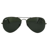 Ray-Ban Aviator 3025 grey polarised sunglasses 58mm, UK version