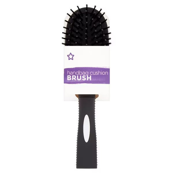 Superdrug Handbag Cushion Hair Brush (British brand)