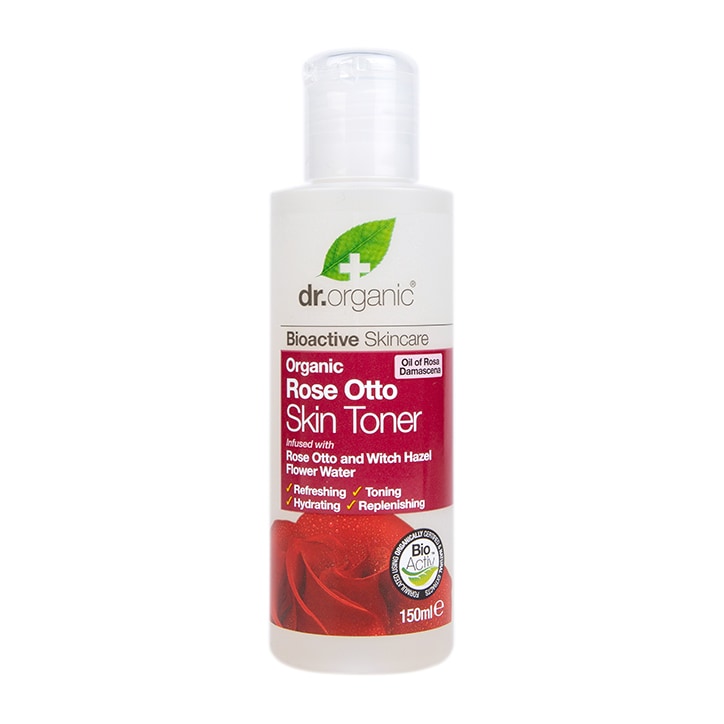 Dr Organic Rose Otto Skin Toner 150ml Cleanser & Toner Holland&Barrett   