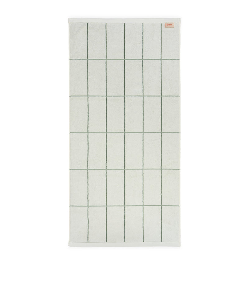 BAINA Check Bethel bath towel 40cm x 170cm - British product