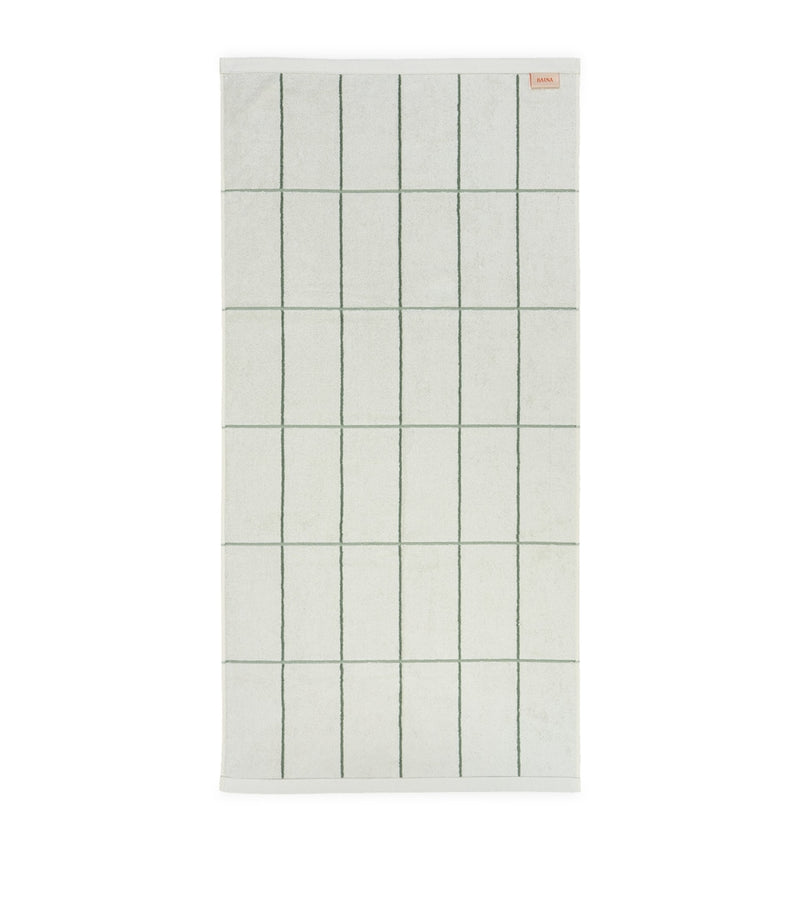 BAINA Check Bethel bath towel 40cm x 170cm - British product
