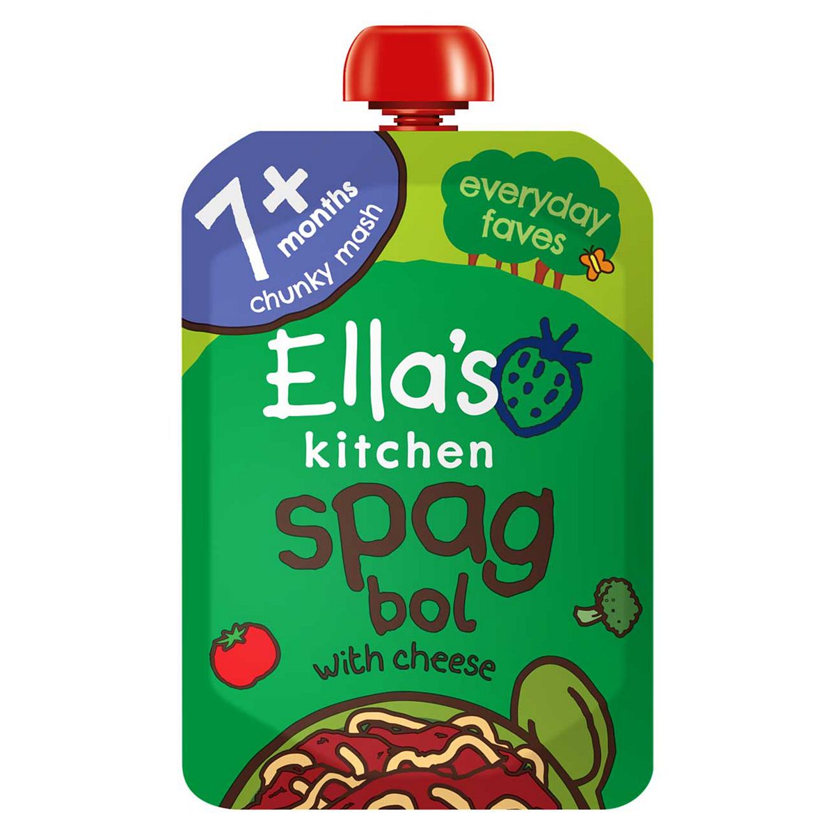 Ella's Kitchen Organic Spag Bol Baby Food Pouch 7+ Months 130g GOODS Boots   