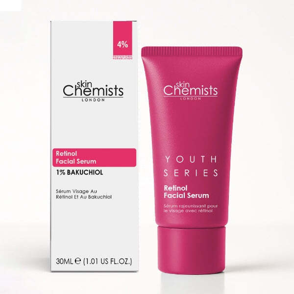 skinChemists retinol bakuchiol serum 30ml, imported from the UK