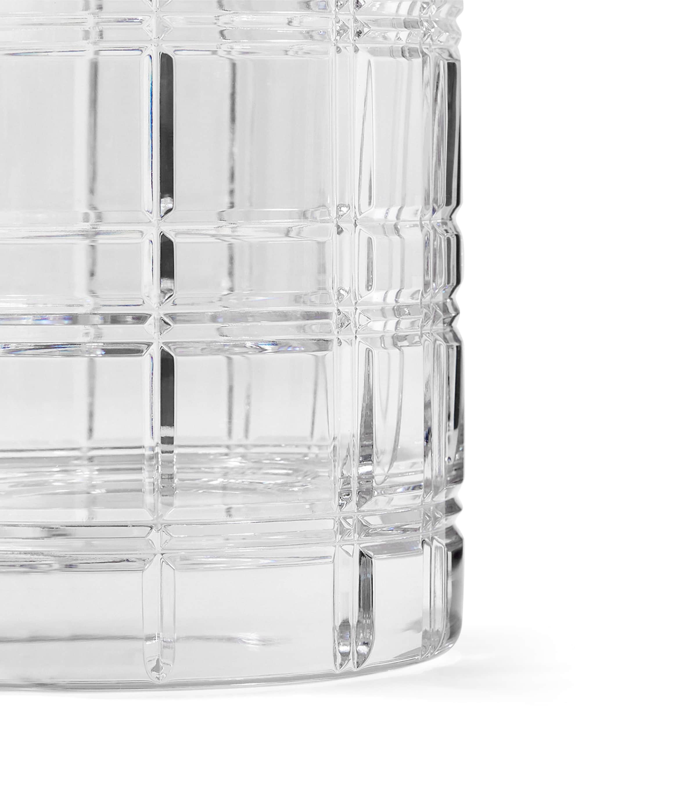 Ralph Lauren Home Small Hudson Plaid Vase 25cm, imported from the UK