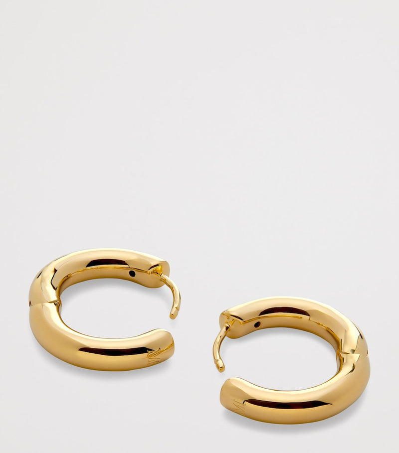 Monica Vinader small gold hoop earrings 18.5mm - British product