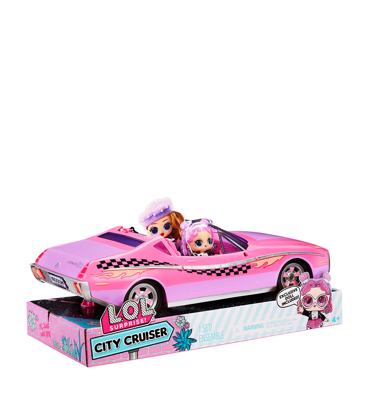 LOL Surprise City Cruiser toy car playset, UK version