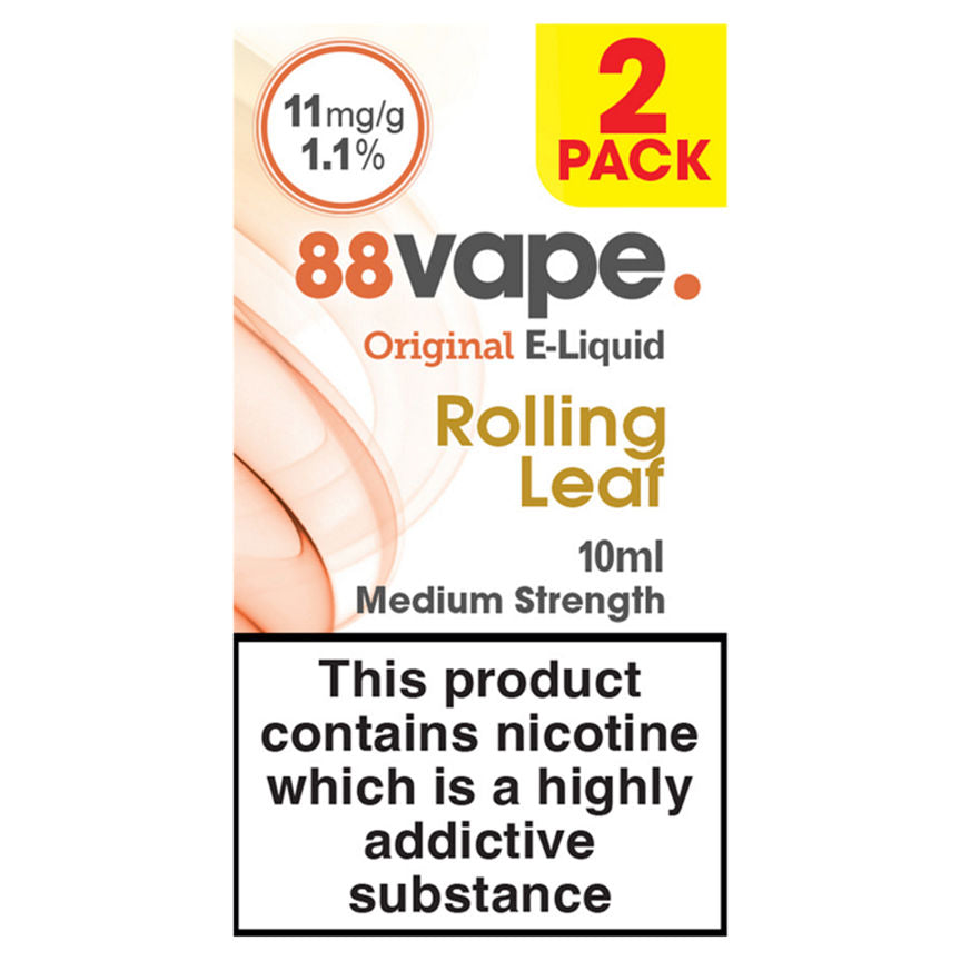 88Vape Original E-Liquid Rolling Leaf