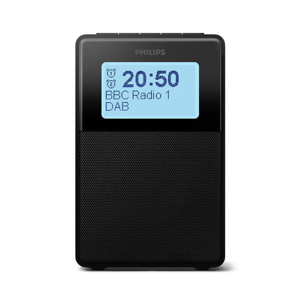 Philips TAR5100 clock radio black, UK version