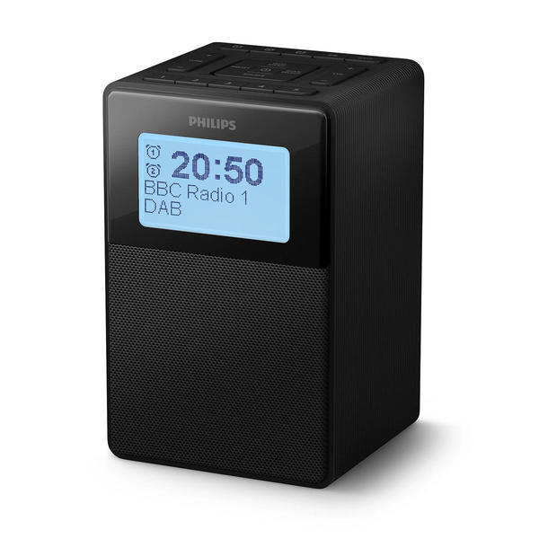Philips TAR5100 clock radio black, UK version