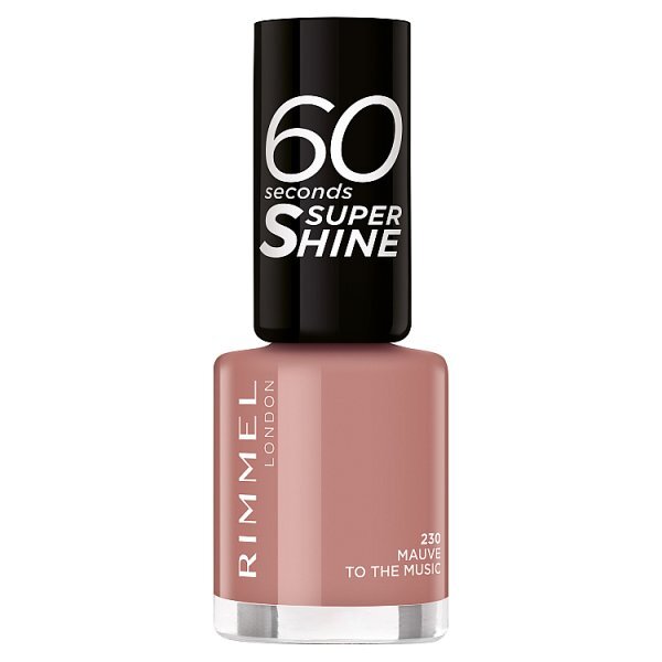 Rimmel Nail Polish 60 Sec 230 Mauve To The Music GOODS Superdrug   