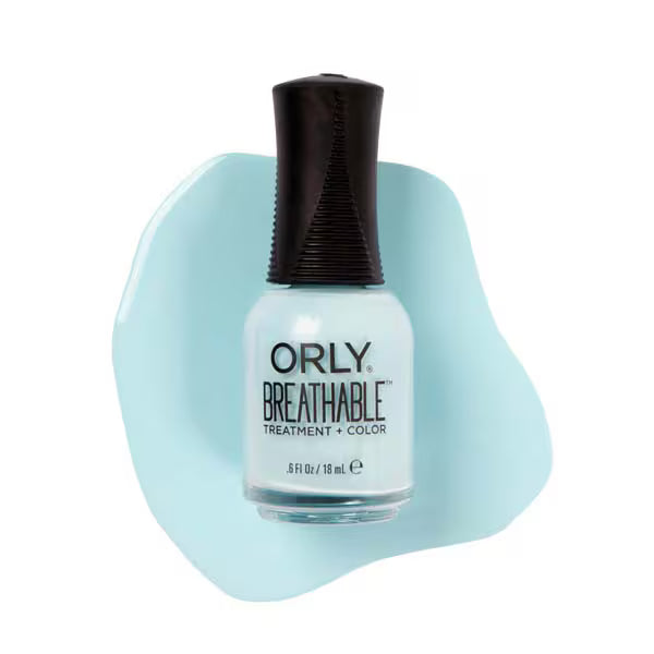 Orly Breathable Nail Polish Morning Mantra Pastel Blue 18ml, imported from the UK