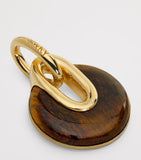 Monica Vinader Tiger's Eye gold vermeil pendant, UK version