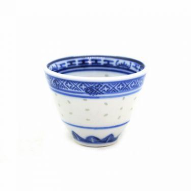 Blue pattern tea cup traditional ceramic - British product