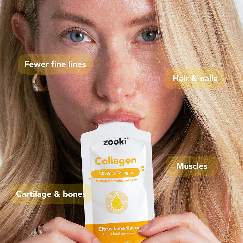 Zooki marine collagen variety pack 30 sachets, UK version