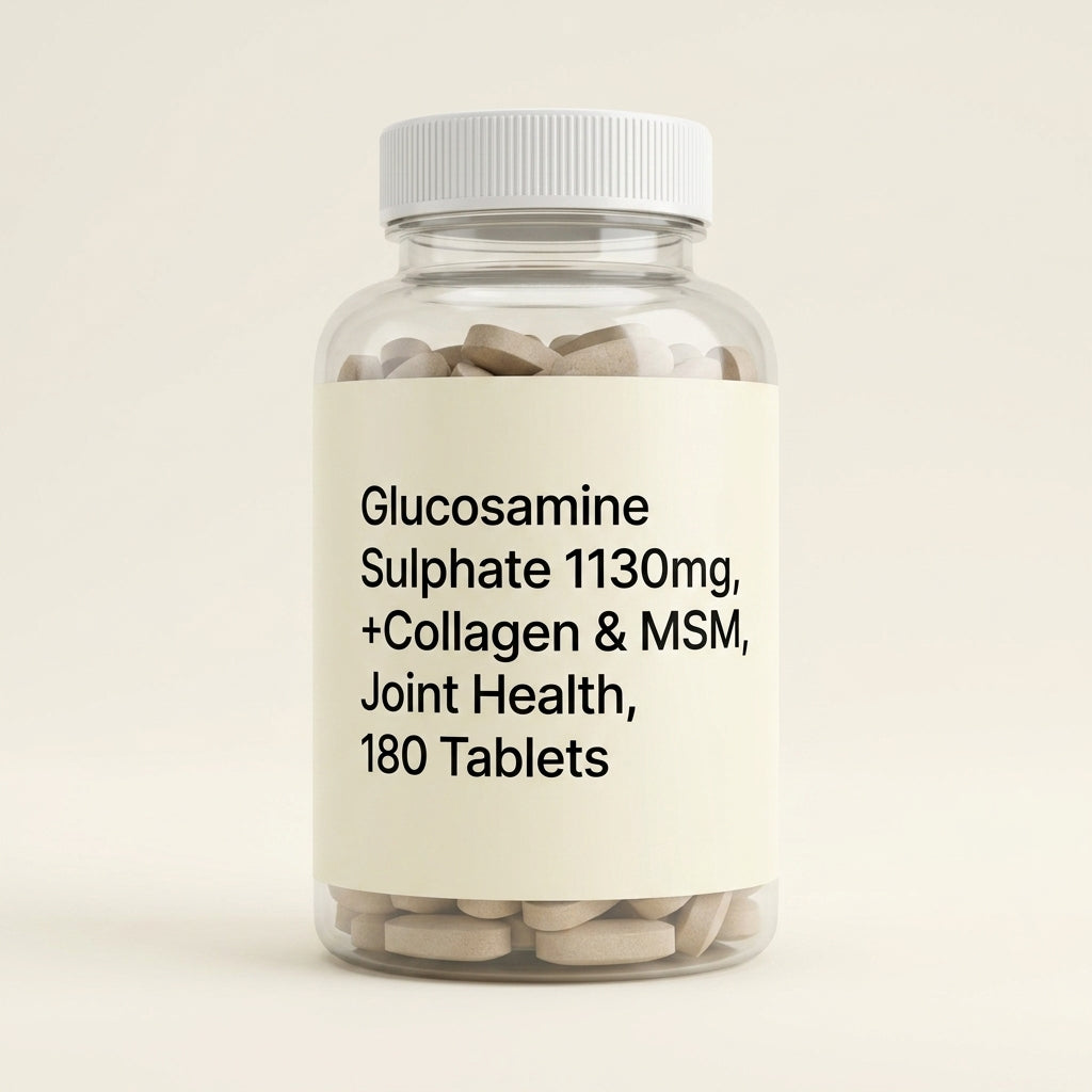Holland & Barrett glucosamine chondroitin complex 180 tablets, imported from the UK