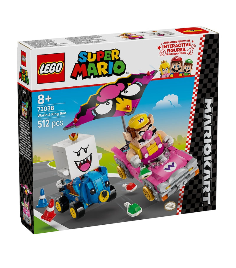 Lego Mario Kart Wario and King Boo building set, UK version