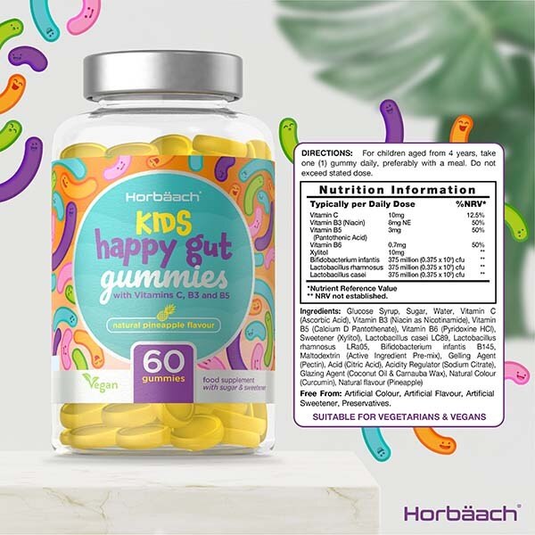 Horbaach Kids Happy Gut - 60 Gummies GOODS Superdrug   