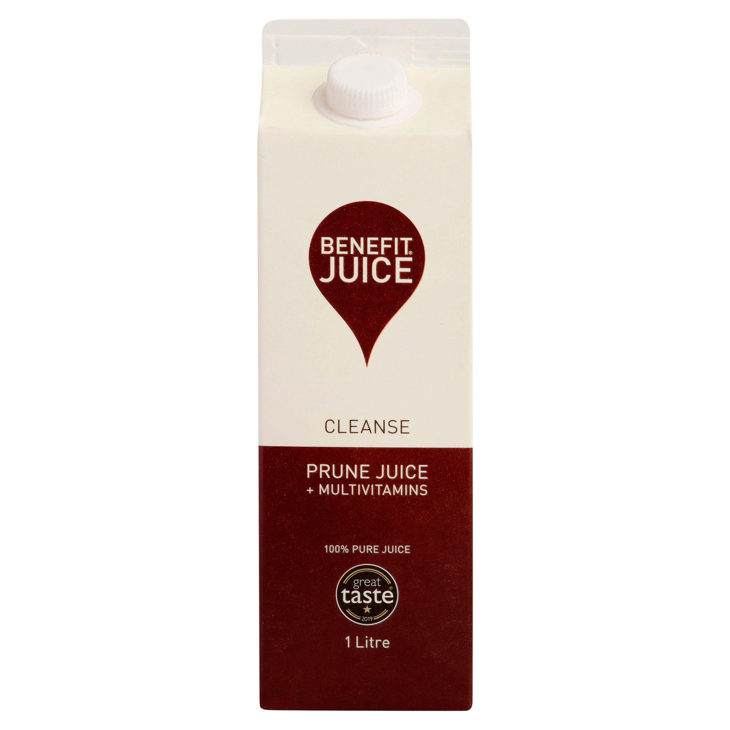 Benefit Drinks Cleanse Prune Juice + Vitamin A, C & E 1 Litre All long life juice Sainsburys   