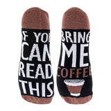 Sock Snob If You Can Read This Bring Me... Socks 6-11 UK GOODS Superdrug Coffee  