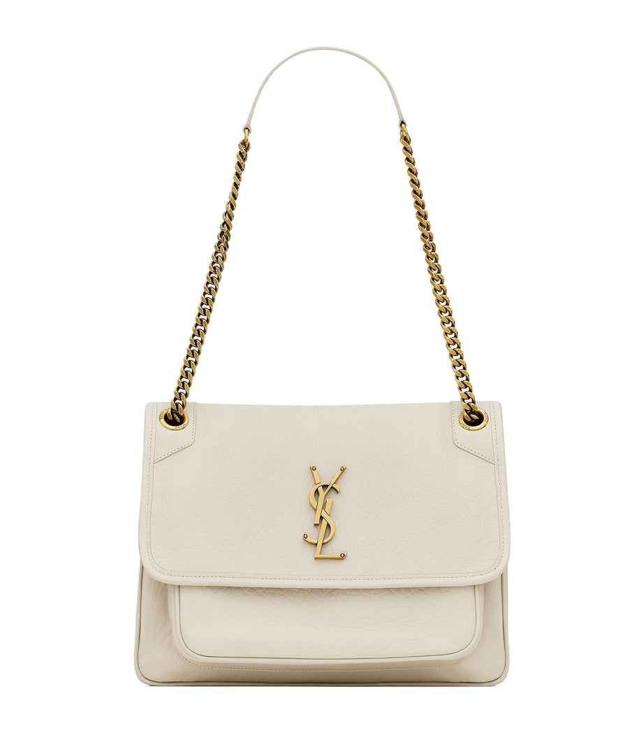Saint Laurent Medium Niki Flap Bag in lambskin leather, UK version