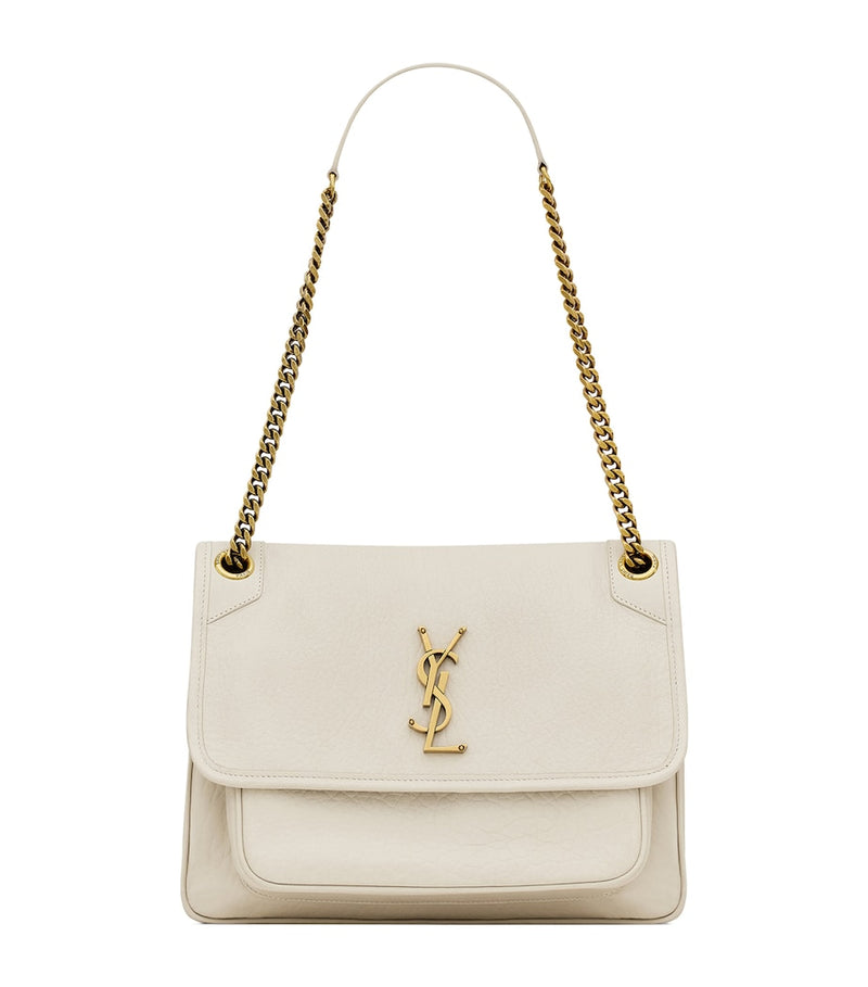 Saint Laurent Medium Niki Flap Bag in lambskin leather, UK version
