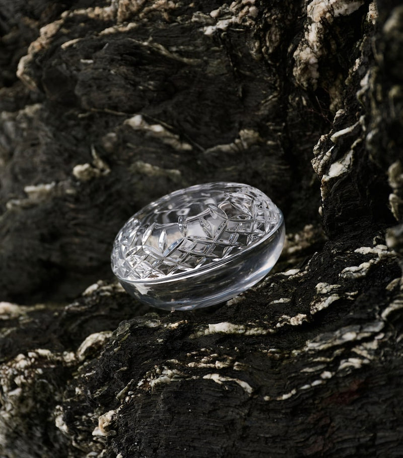 Waterford Lismore Essence crystal covered bowl 13cm, imported from the UK