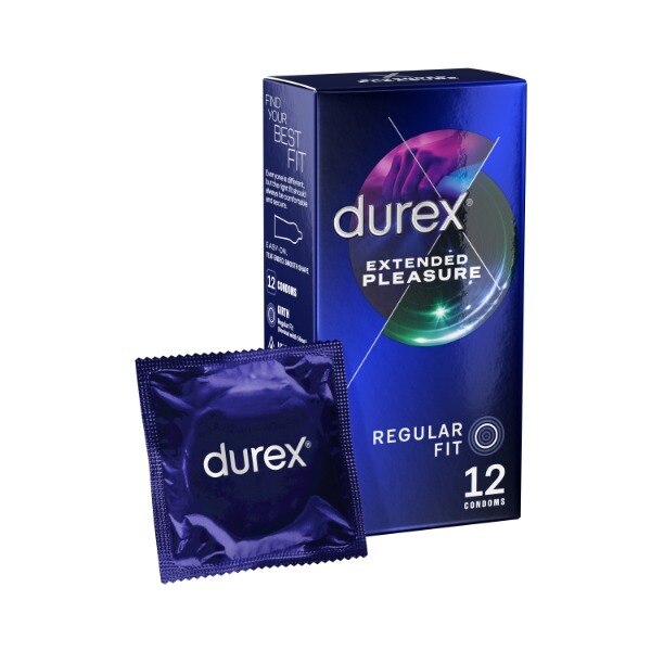 Durex Extended Pleasure Regular Fit Condoms 12 Pack GOODS Superdrug   