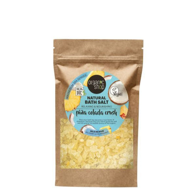 Superdrug Organic Shop Pina Colada Crush Natural Bath Salt 500g- Buy online at McGrocer