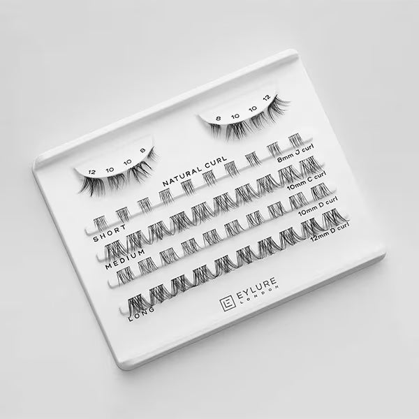 Eylure Natural Curl false eyelashes 48 clusters - British product