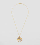 L'Atelier Nawbar Biladi diamond mother of pearl pendant, imported from the UK