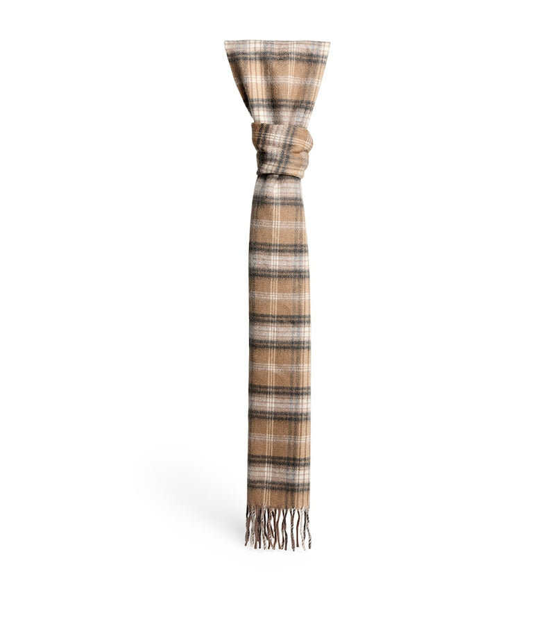 Harrods cashmere tartan scarf, UK version