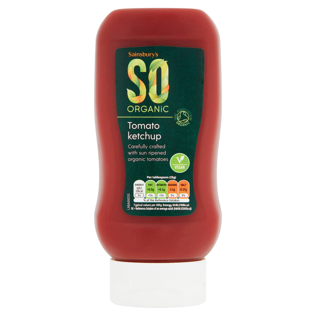 Sainsbury's Tomato Ketchup Sauce, SO Organic 460g