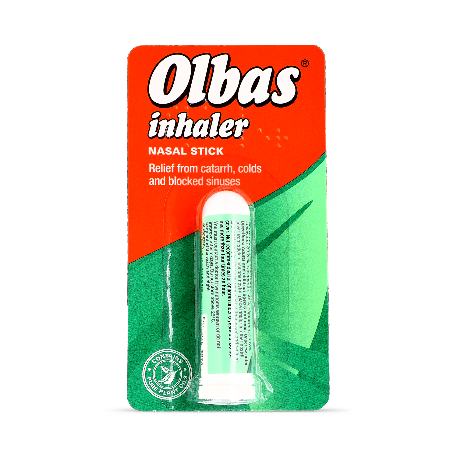 Olbas inhaler 0.5ml decongestant - British product
