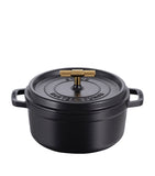 Staub cocotte with brass knob 24cm - British product