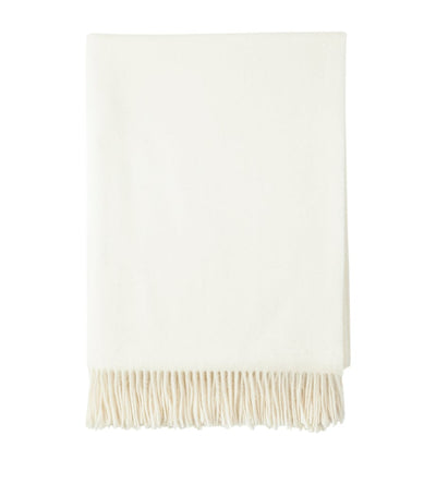 Harrods Kasjmir Fringed Pledd 140cm x 190cm - Kjøp online hos McGrocer