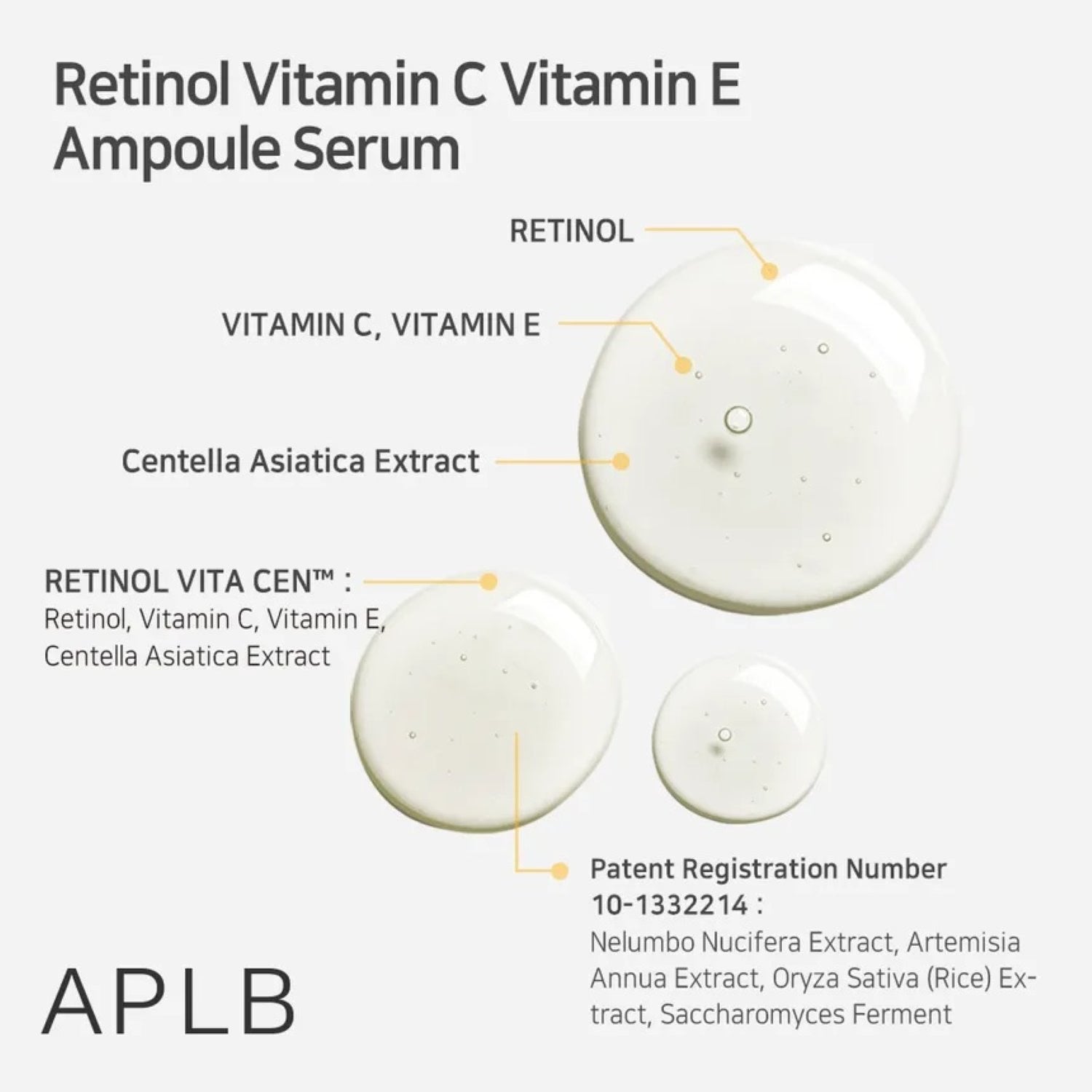 APLB Retinol Vitamin C E Ampoule Serum 40ml, UK version