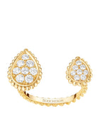 Boucheron Serpent Bohème ring yellow gold and diamond - British product